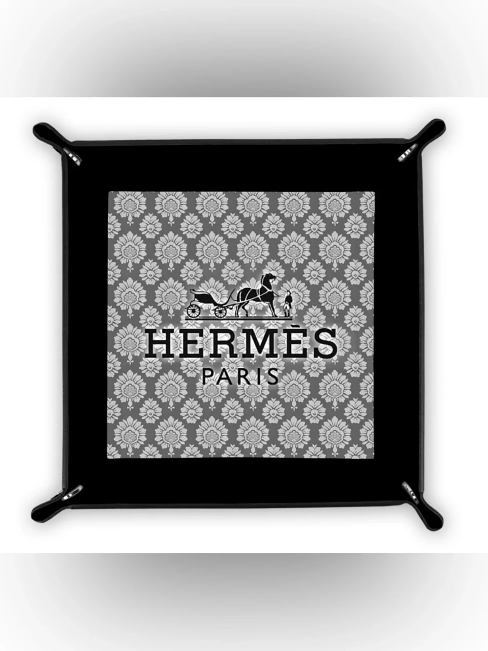 HANDMADE FASHION Foldable PU Leather Accessory Tray